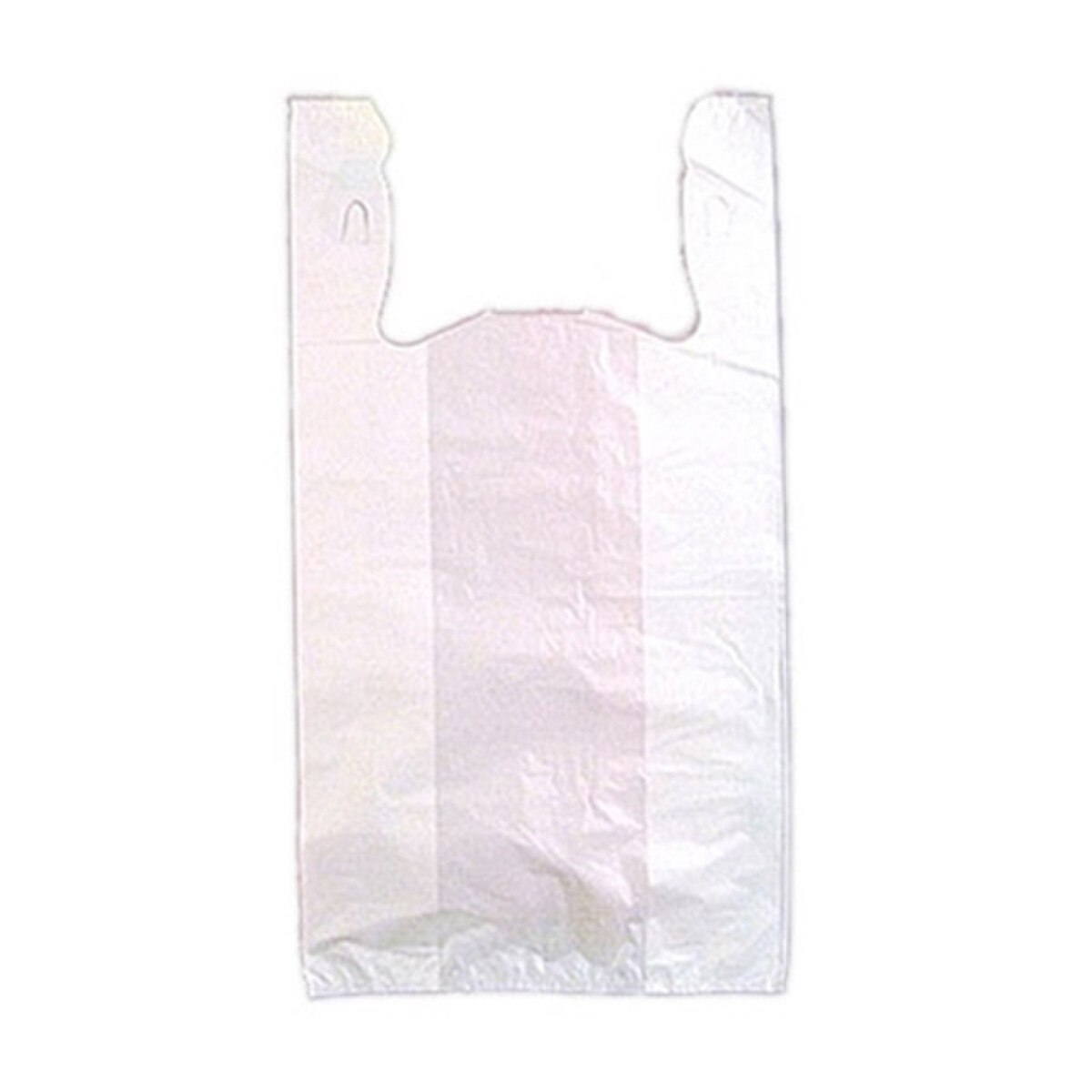 High Density White T-Shirt Bag- Lar